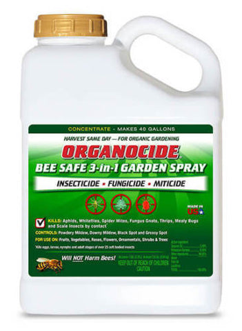 organocide bee safe 3-in-1 organic garden spray The Landscaper Store — Organocide 3-In-1 Garden Spray Concentrate